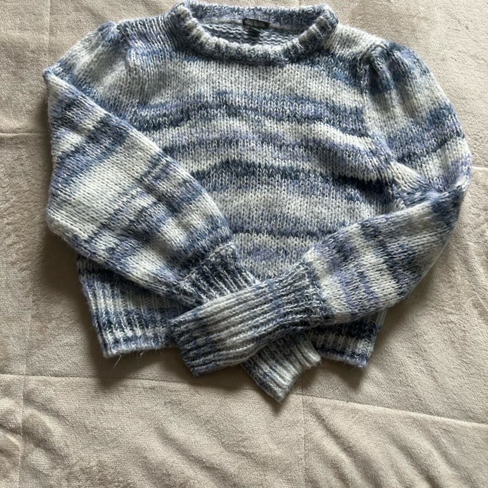 multicolored sweater